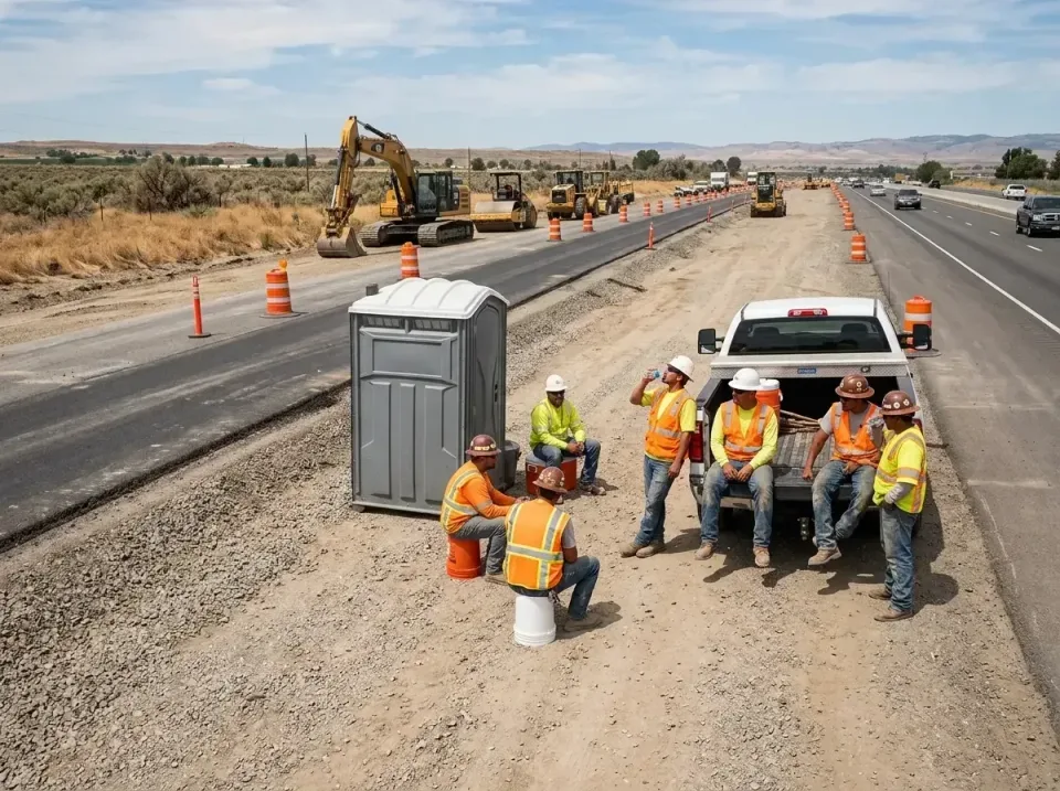 highway-road-construction-crew-007 — frequently asked questions, Porta Potty and Restroom Rentals in Castle Point, MO